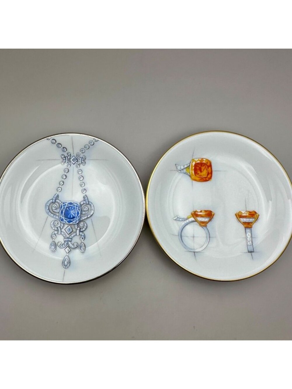 Van Cleef & Arpels 100 Years Commemorative 2 Trinket Dishes Jewelry Design